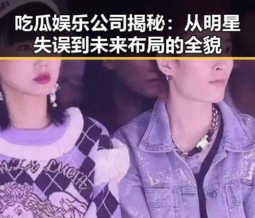 吃瓜娱乐公司揭秘:从明星失误到未来布局的全貌